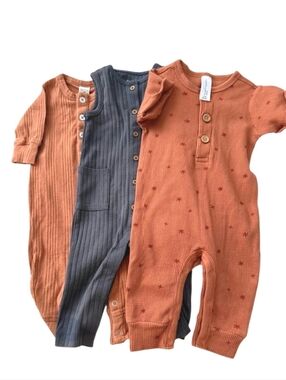 Neutral Romper bundle lot of 3 KQ - Carter's - MM